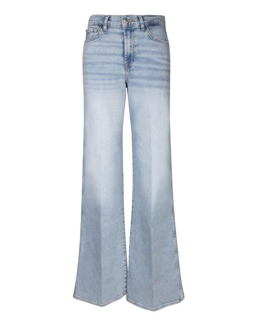 7 For All Mankind Blue Lotta Light Jeans