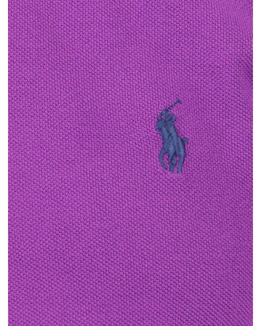 Polo Ralph Lauren Purple T-shirts And Polos for men