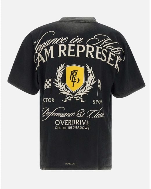 Represent Black T-Shirts And Polos for men