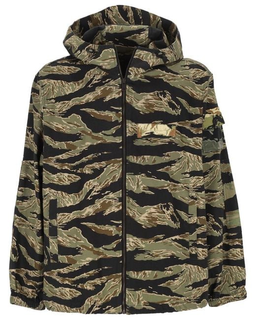 Givenchy Green Logo Windbreaker Jacket for men