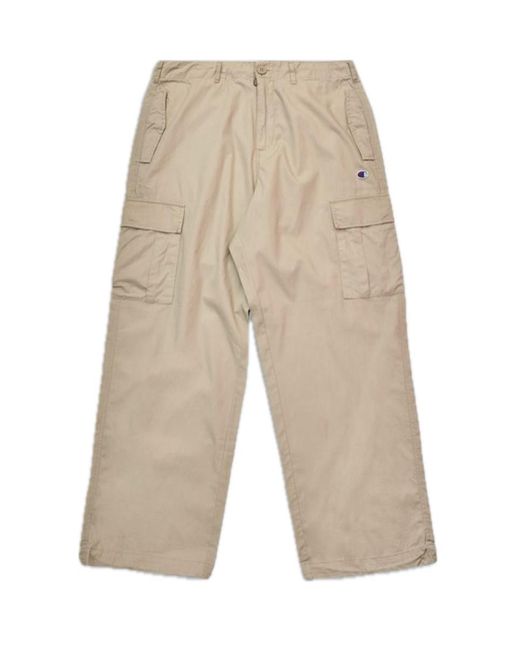 Champion Natural Reverse Weave Cotton BAGGY Cargo Pants for men