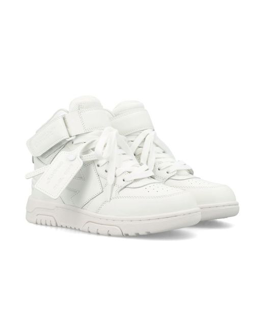 Off-White c/o Virgil Abloh White Out Of Office Mid-high Sneakers