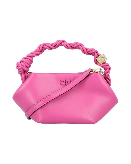 Ganni Pink Bou Mini Handbag