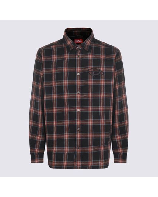 DIESEL Black And Cotton Shirt for men