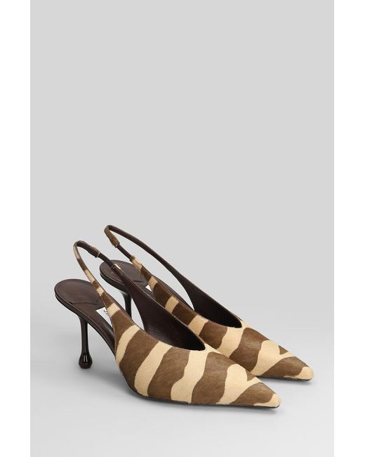 Jimmy Choo Brown Isa 80 Pumps