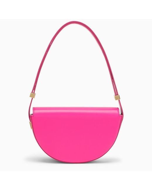 Patou Pink Le Fuchsia Leather Bag