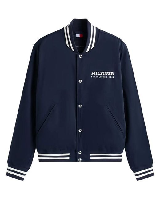Tommy Hilfiger Blue Americana Varsity Jkt for men