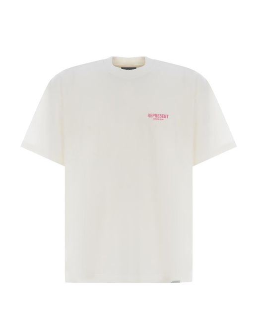 Represent White T-Shirt "Owners'Club" for men