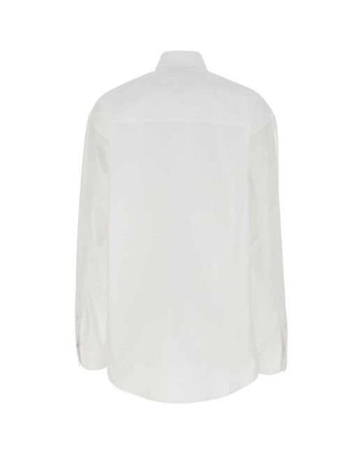 Balenciaga White Cotton Shirt