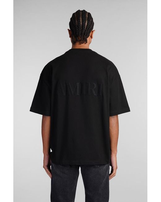 Amiri Black T-Shirt for men