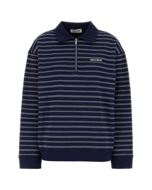 Miu Miu Blue Polo