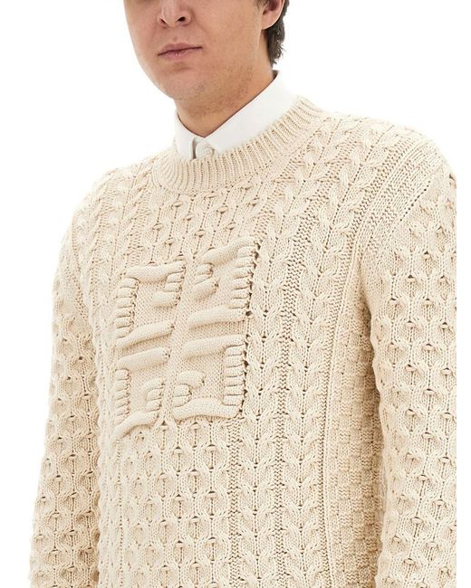 Givenchy Natural Jersey With Logo for men