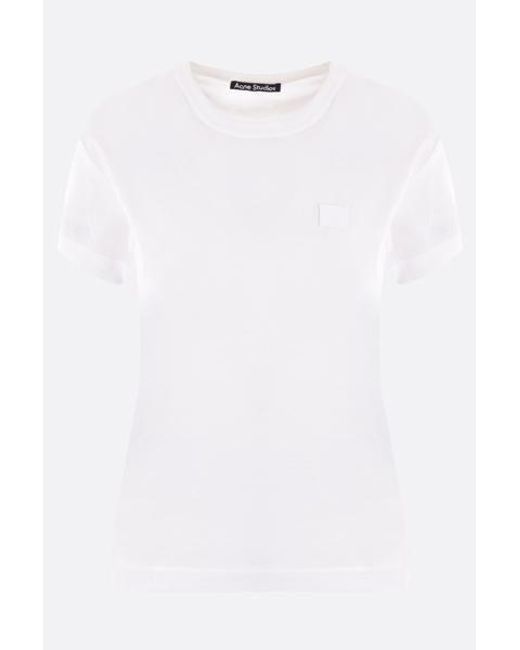Acne White T-Shirts And Polos