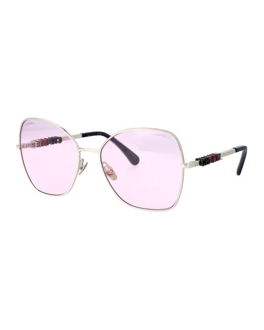 Chanel Pink Sunglasses