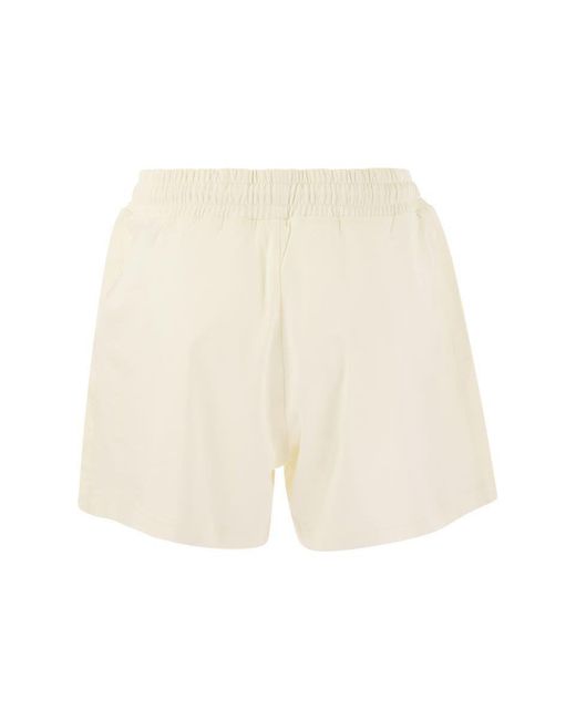 Moncler Natural Jersey Shorts