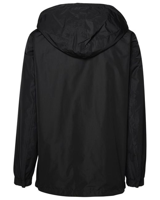 Burberry Black Polyester Reversible Jacket for men