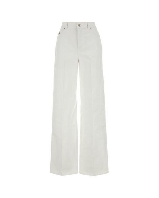 Alexander McQueen White Trousers