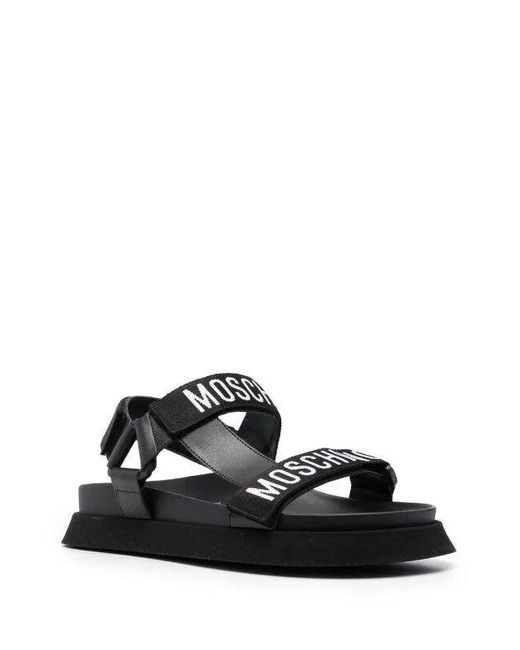 Moschino Couture Black Sandals