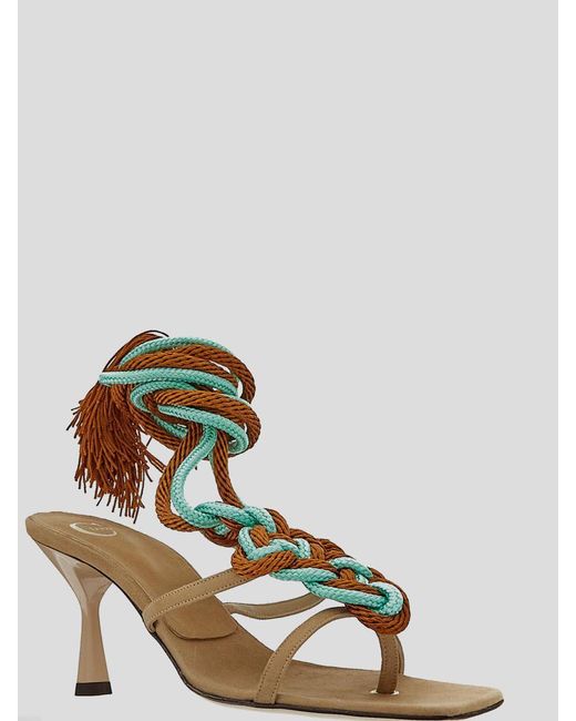 Clove Multicolor Braided Ropes Sandal