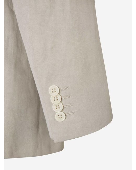 Canali Natural Linen And Silk Suit for men
