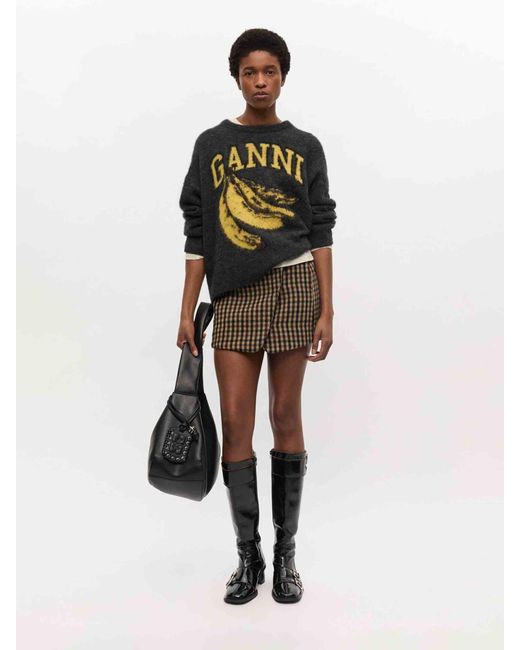 Ganni Black Knit Cardigan