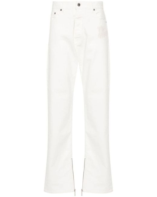Off-White c/o Virgil Abloh White Off- Jeans With Zip Detail for men