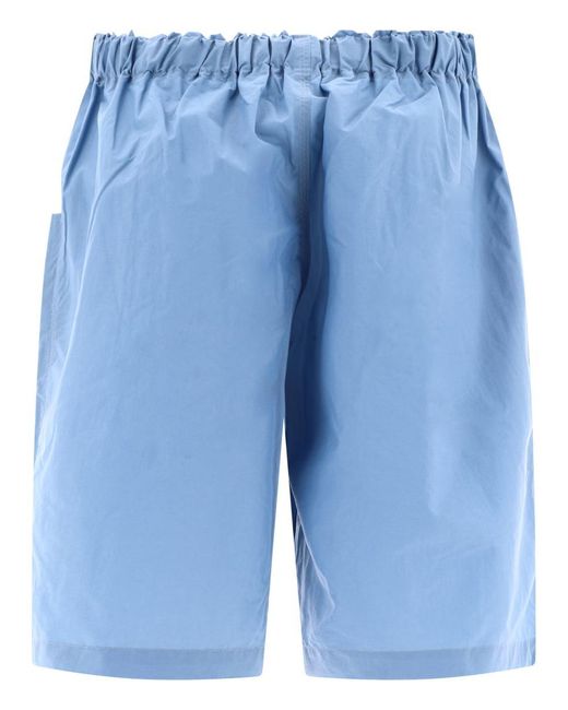 South2 West8 Blue "Belted C.S." Shorts for men