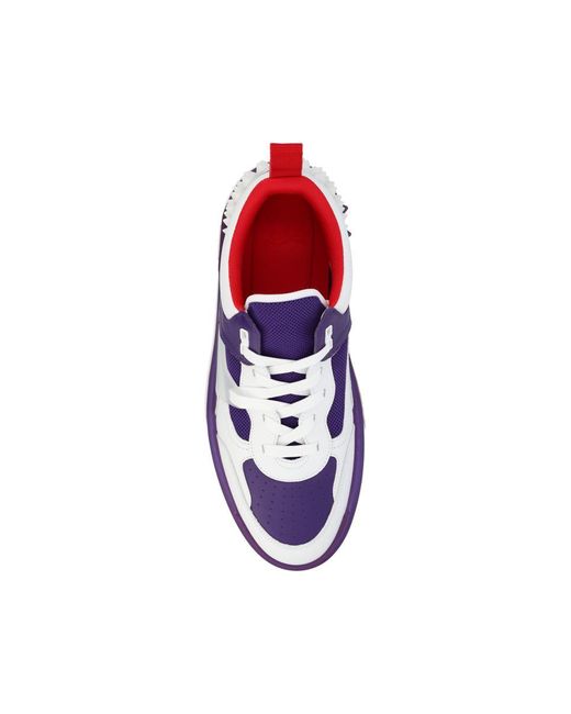 Christian Louboutin Purple Sneakers for men
