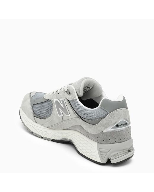 New Balance Gray Low 2002r Leather Trainer