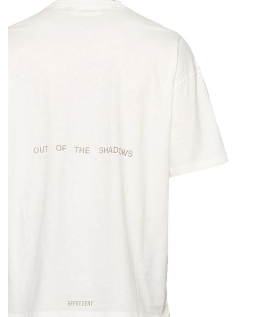 Represent White T-Shirts And Polos for men