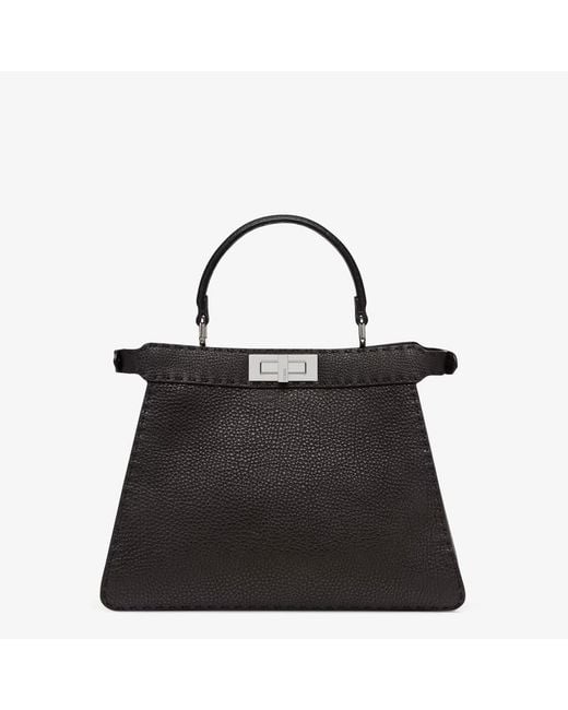Fendi Black "peekaboo Iseeu" Handbag