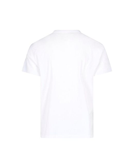 Maison Margiela White 'numeric Logo' T-shirt for men