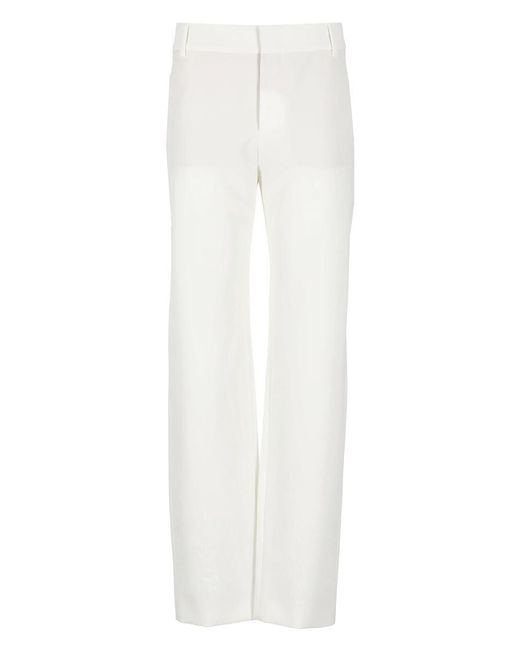 Moschino Jeans White Trousers
