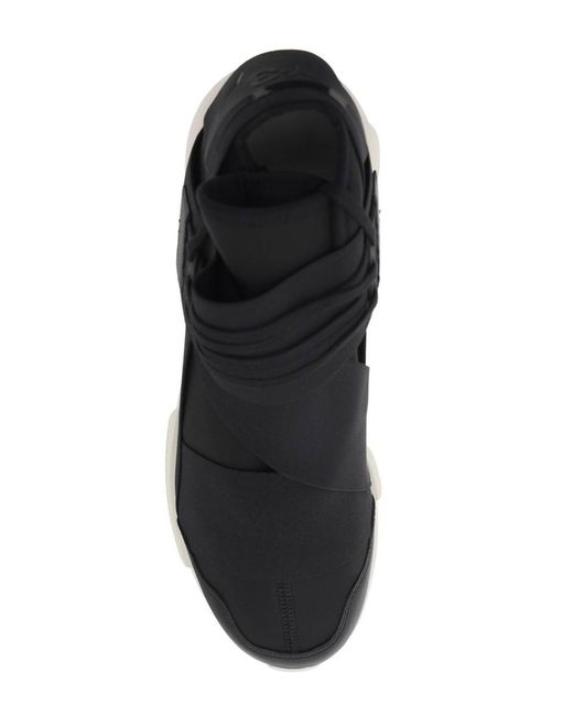 Y-3 Black Low Qasa Sneakers for men