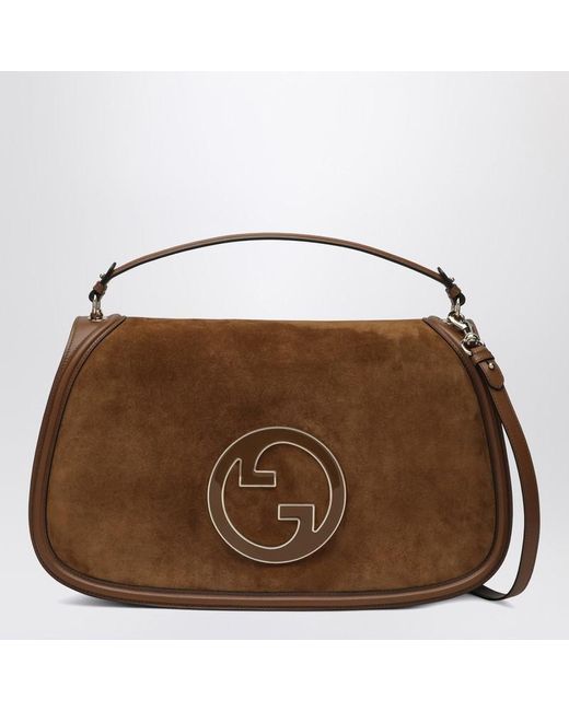 Gucci Brown Large Blondie Handbag In
