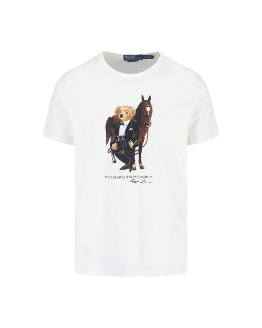 Polo Ralph Lauren White T-shirts And Polos for men