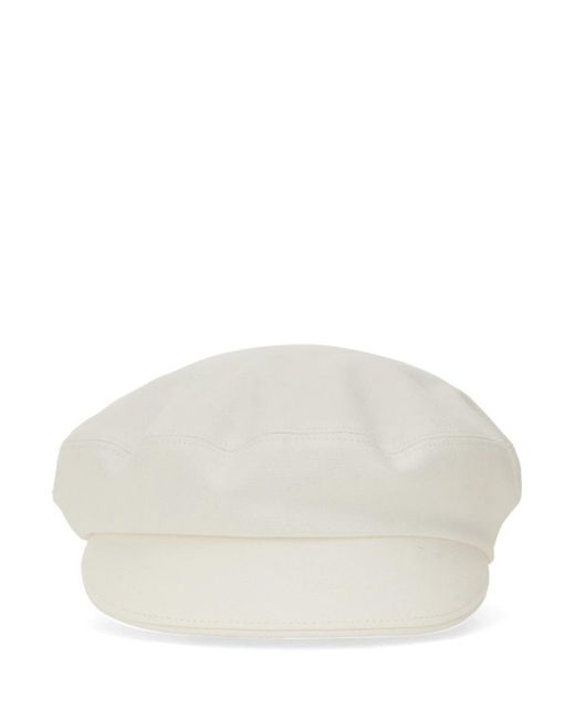 Helen Kaminski White "Bexley" Hat