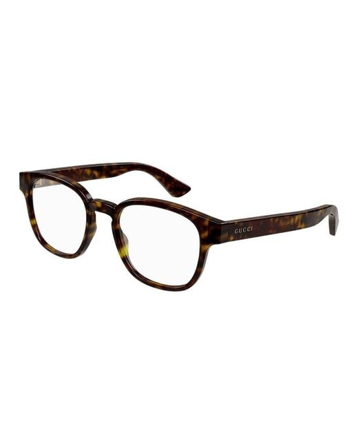 Gucci Brown Eyeglass for men