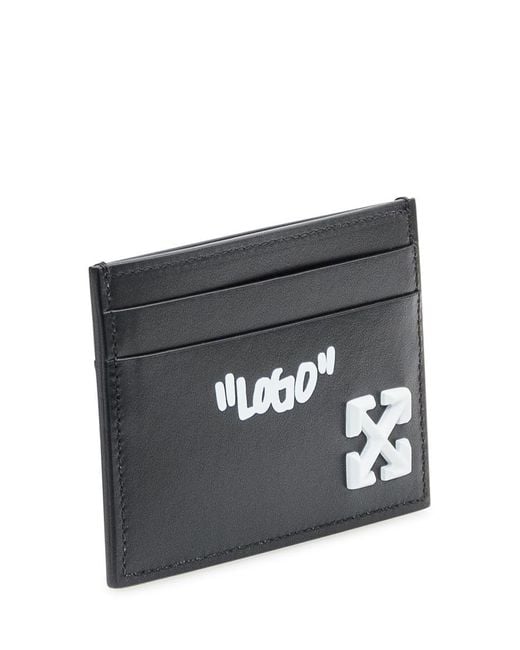 Off-White c/o Virgil Abloh Black Logo Card Holder for men