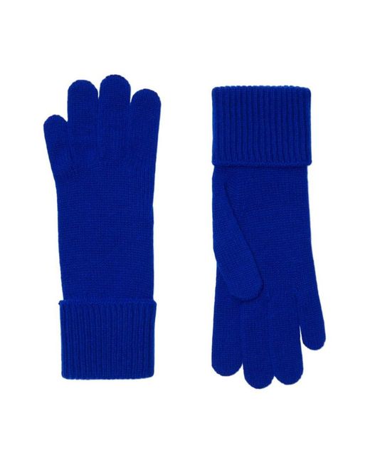 Burberry Blue Cashmere-blend Gloves for men