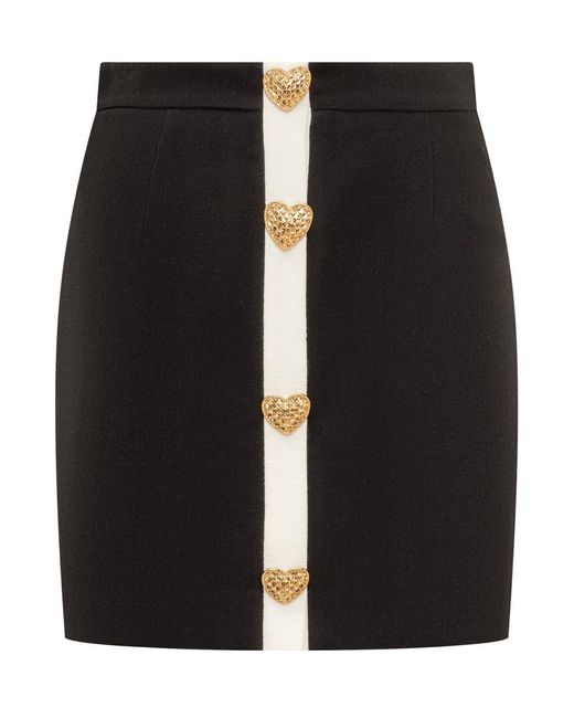 Moschino Black Mini Skirt