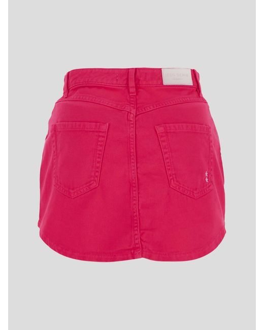 ICON DENIM Pink Denim Skirt