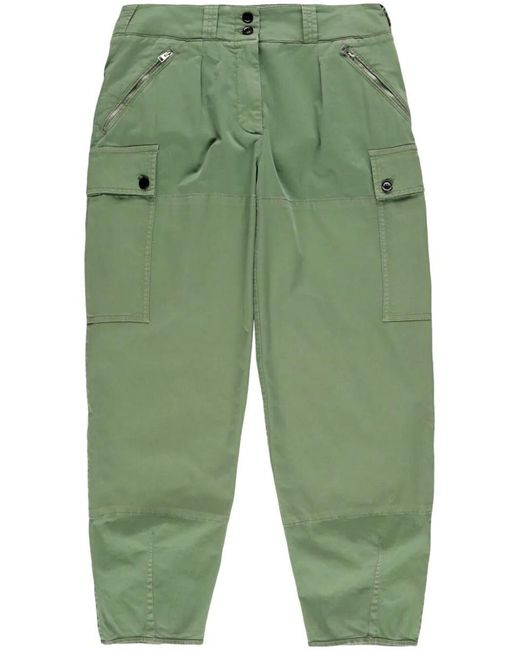 Tom Ford Green Cargo Pants With Pleats