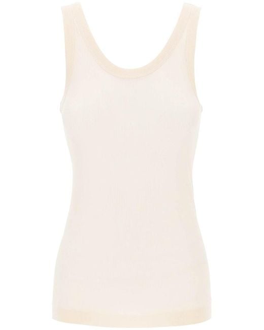Lemaire Natural Seamless Sleeveless Top