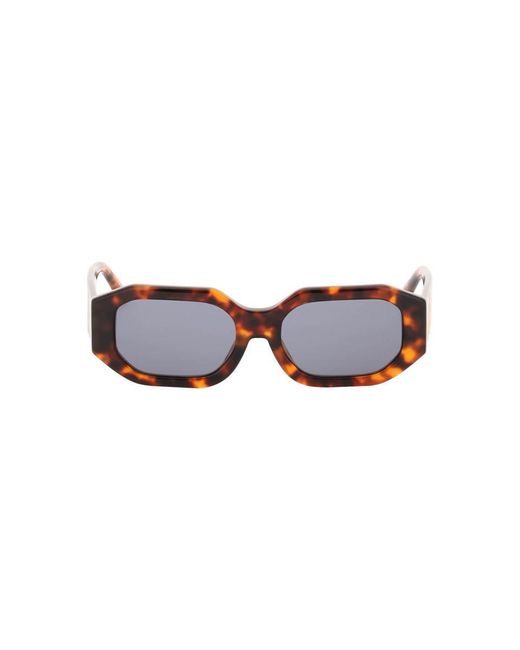 The Attico Brown 'blake' Tortoiseshell Sunglasses