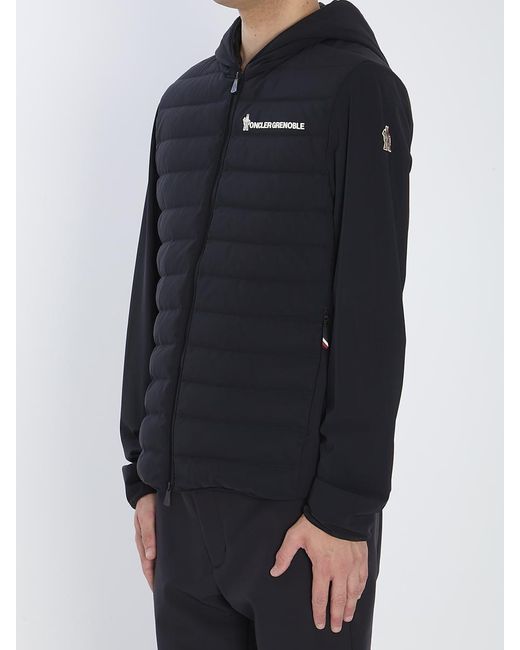 Moncler Blue Technical Nylon Jacket for men