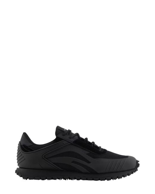 Emporio Armani Black Flat Shoes for men