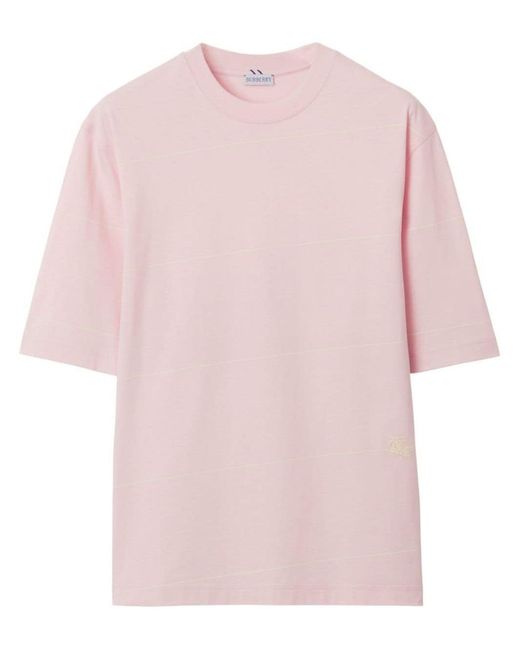 Burberry Pink T-shirts And Polos for men