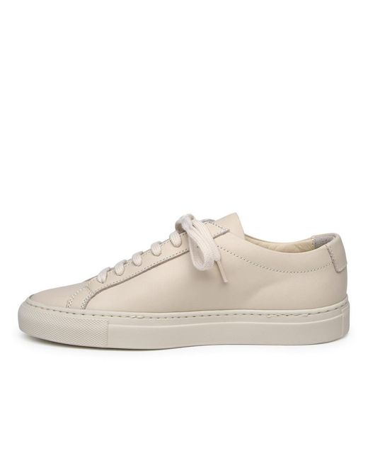 Common Projects Multicolor Achilles Ivory Leather Sneakers