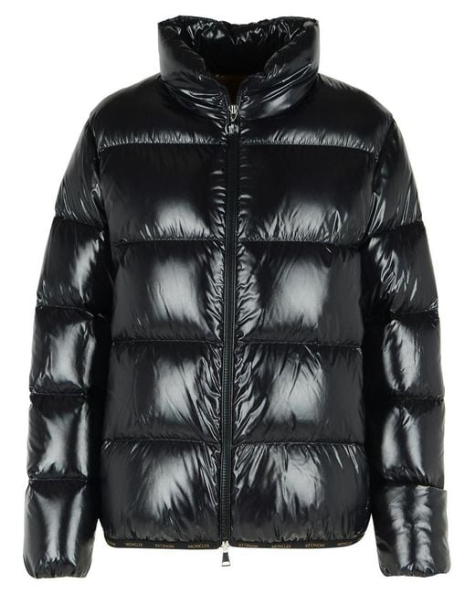 Moncler Black 'Abbadia' Polyamide Down Jacket